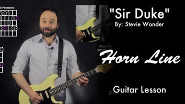 Sir Duke by Stevie Wonder | Horn Line Tutorial