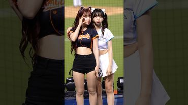 娜妍多慧一起鬥雞眼 #金娜妍 #李多慧 #dahye #cheerleader
