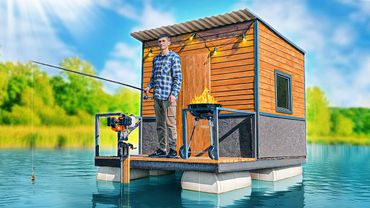 24 ЧАСА В ДОМЕ НА ВОДЕ!