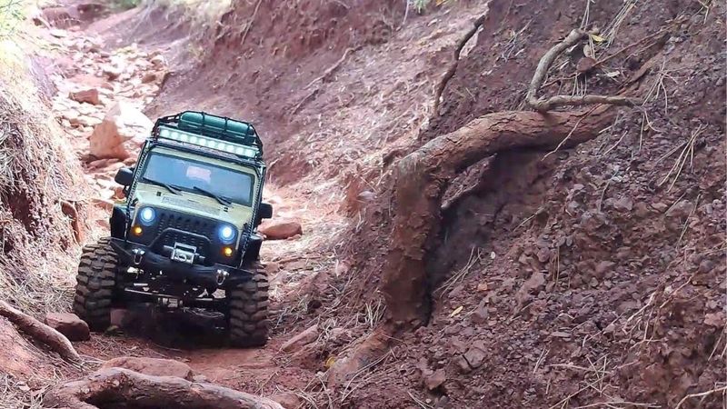 RC SCALE CRAWLER, KLONDIKE GORGE, JEEP WRANGLER ,1/10.