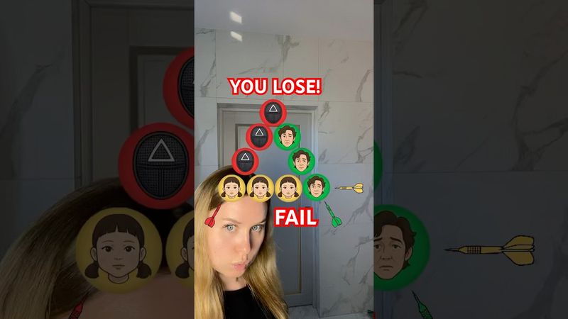 Squid Game Balloons💛💚❤️#shorts