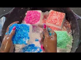Confetti glitter crush | Mini mass crush #crumblywithconfetti