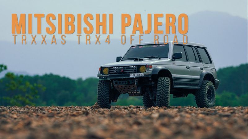 Rc Car : MITSUBISHI PAJERO / Traxxas TRX-4 / Rc Trai Off Road [VERY COOL]