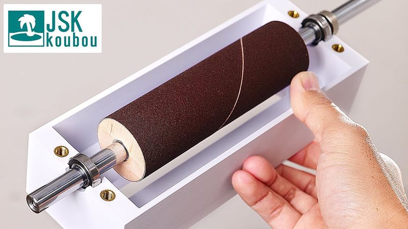 ベルト駆動型のサンディング加工機を作ろう！