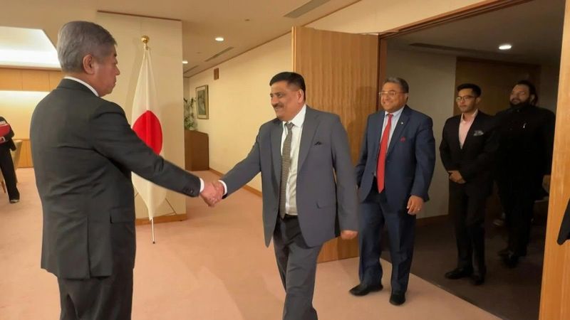 India political delegation in Japan after Kashmir conflict | AFP