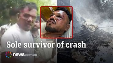 Sole survivor emerges from Air India crash wreckage near Ahmedabad