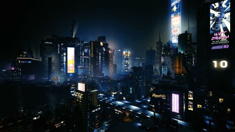 Cyberpunk Night City Live Wallpaper HD