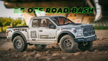 Traction Hobby 1/8 Scale Ford F-150 RAPTOR Off-road Bash, Driving Sand | Rc Crawler
