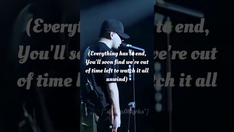Pushing me away- Linkin park lyrics video short #2024 #linkinparklyrics
