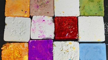 Colofull Dyed & reform blocks 🥰