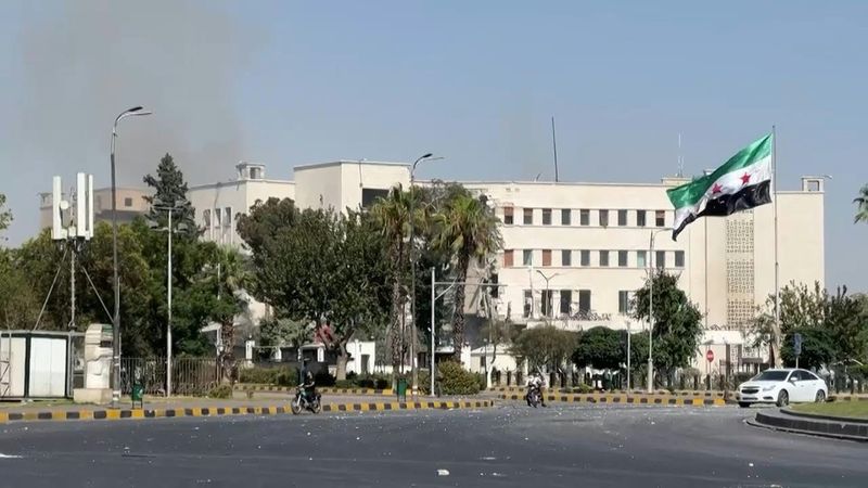 Aftermath of Israeli strikes near Syrian army headquarters | AFP