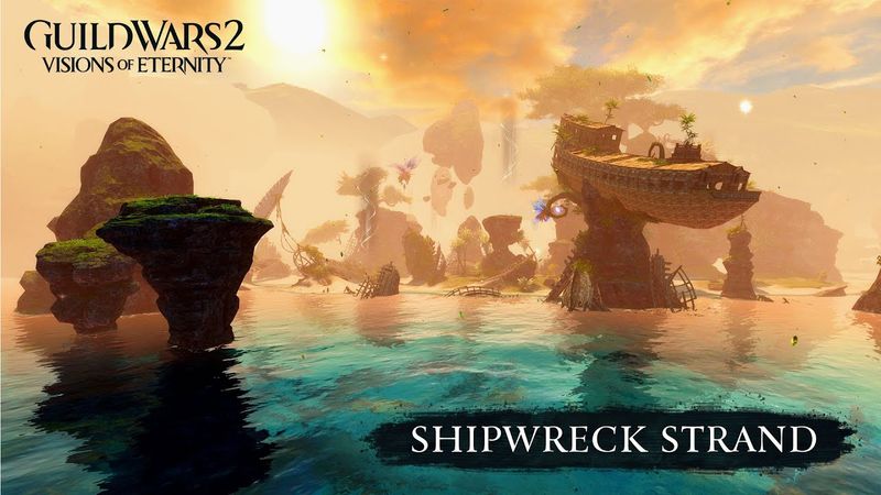 Shipwreck Strand Map Flythrough | Guild Wars 2: Visions of Eternity
