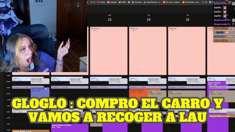 GLOGLO Y EMI HABLAN SOBRE EL IRL COMPRANDO LA CAMIONETA DE GLOGLO