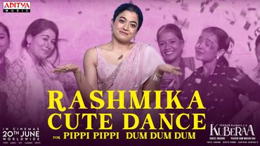 Rashmika Cute Dance for Pippi Pippi Dum Dum Song @ Kuberaa Pre Release Event |Nagarjuna| Rashmika