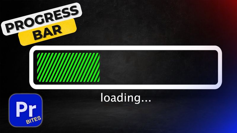 How to make a PROGRESS BAR in Premiere Pro (Part 1 )