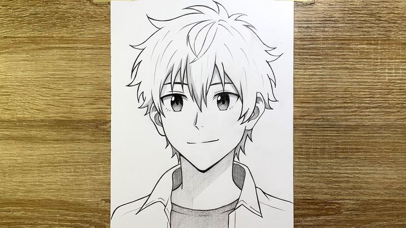 Comment dessiner un garçon d'anime étape par étape | Tuto dessin manga facile