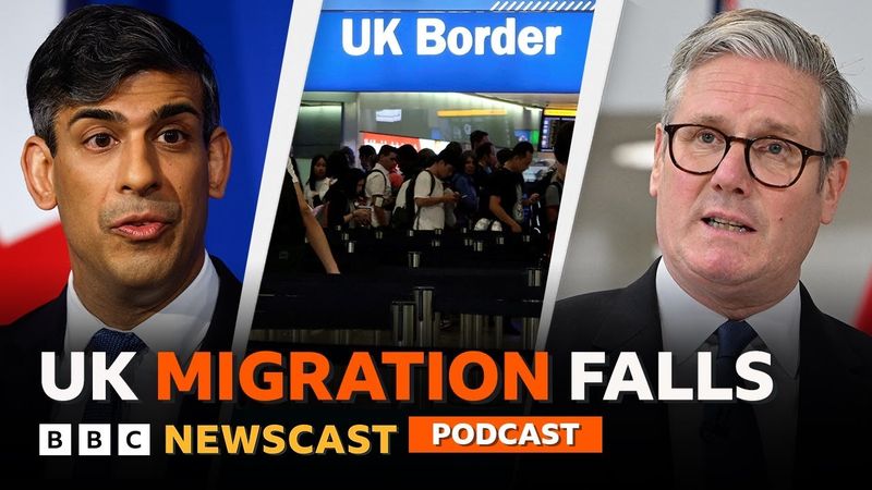 Why has migration to the UK dramatically fallen in the last year? | BBC Newscast