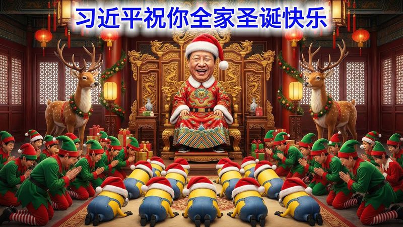 习近平,祝你全家圣诞快乐哈🎄🎅
