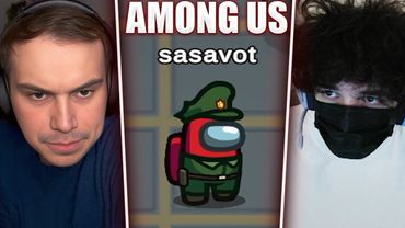 ГЛЕБ ИГРАЕТ в Among Us (Ростик, Хелин, Лиза, Юра, Танкзор, Витя, Вероника) | Sasavot