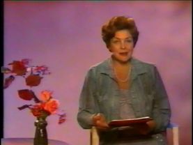 Диктор ЦТ СССР Аза Лихитченко ( 7. 11. 1988 г.)