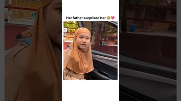 Her Father Surprised her🤣❤️