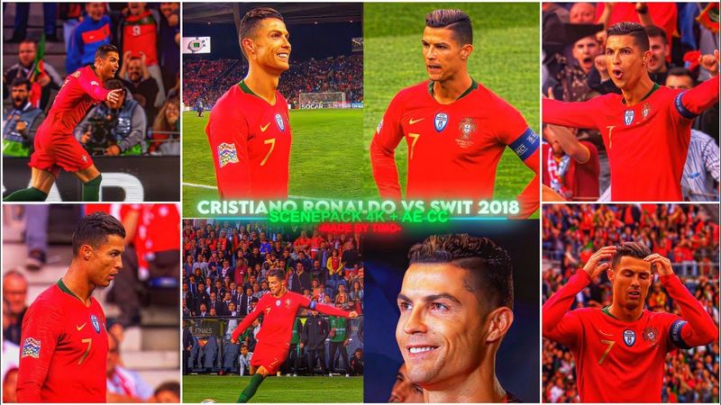 Cristiano Ronaldo Vs Switzerland 2018 / RARE CLIPS ● SCENEPACK 4K (With AE CC and TOPAZ)