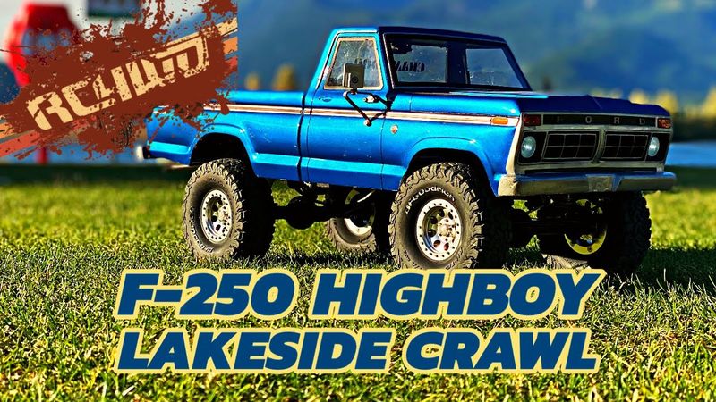 RC4WD - Custom F250 Highboy - Lakeside Beach Off-Roading