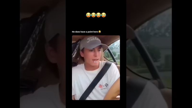 He does have a point here 😂