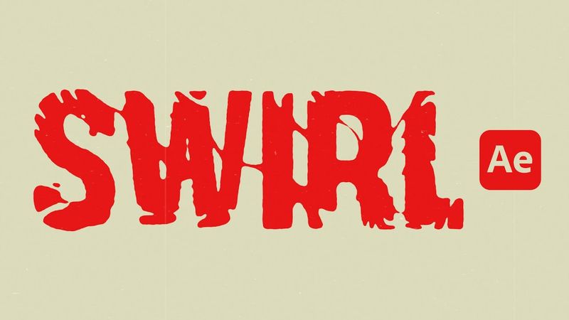 Satisfying Swirly Liquid Text Animation in After Effects