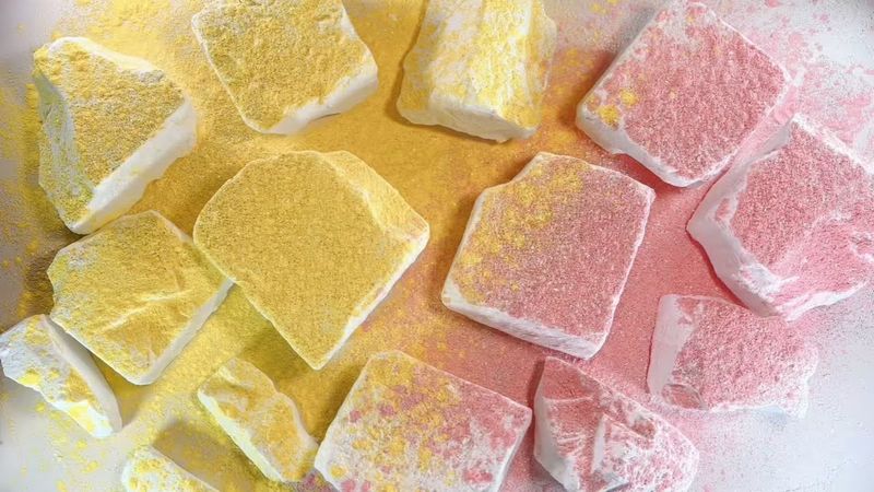 ASMR🥳Holiday~Crispy JUMBO&Two-Color Powder | Gym Chalk ASMR | Crush | Sleep Aid | 