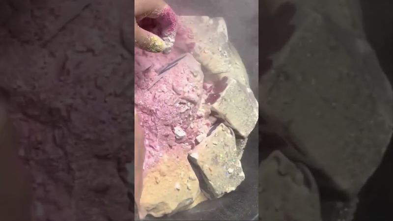 Dusty Drizzled Dyed BSN Gym Chalk ASMR