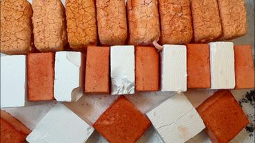 ORANGE PASTE BLOCKS | ODDLY SATISFYING