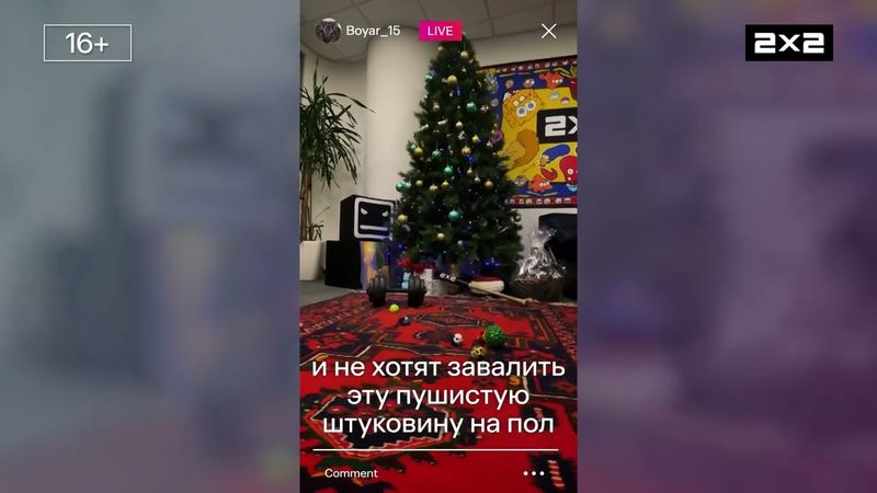 2х2 Кот и Ёлка. Проморолик. Запись от 01.01.2025