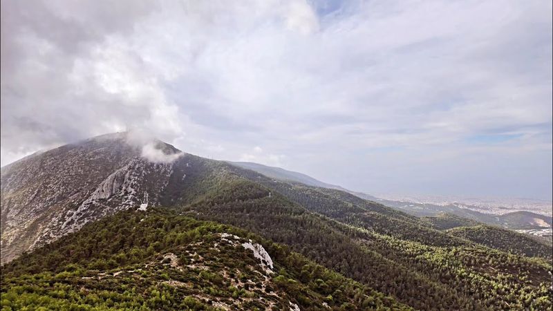 Day Hike in the Mountains of Athens, Greece.