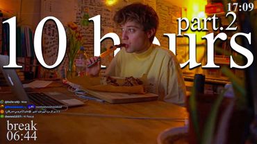 LIVE | 10-HOUR study with me (part.2) 📚⛈️ rain sounds & pomodoro timer 60 & 10