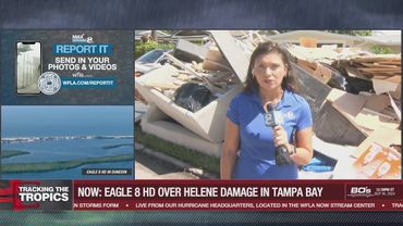 Eagle8 HD looks at Helene damage in Clearwater Beach