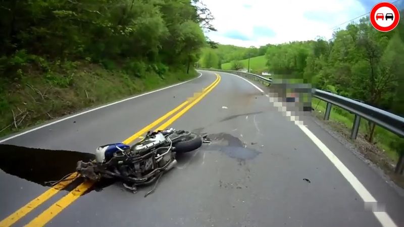 Двое Погибли при попытке удрать от полиции на мотоцикле. Жуткая Мото Авария!