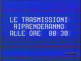 Конец эфира (RAIUNO Италия,06.05.1988)