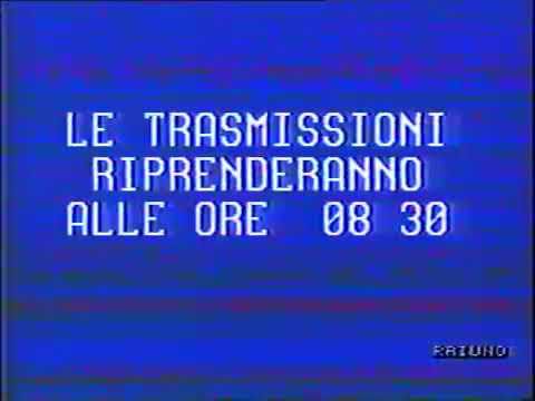 Конец эфира (RAIUNO Италия,06.05.1988)