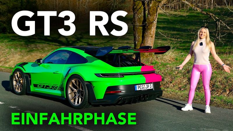 6. Fahrt ins Fichtelgebirge mit meinem Porsche 911 992.1 GT3 RS I Einfahrphase 1.100 von 1.500km