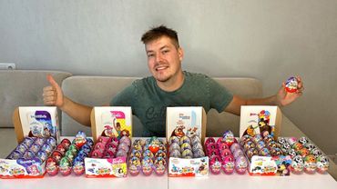 ОБЗОР НА 100 КИНДЕР СЮРПРИЗОВ