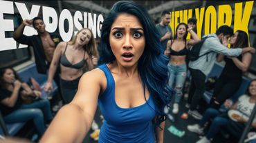 This Is What They Don’t Show You About NYC 😷 | Indian Girl Shocked by New York | #newyork #veo3