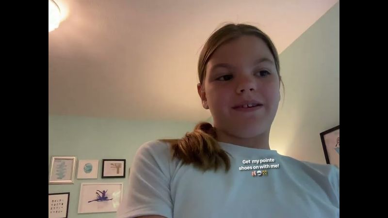 Get my point shoes on with me! 🩰🤍🪩