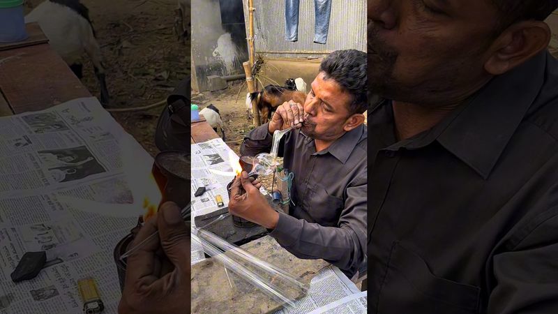 Amazing Showpice Making  Using Wastage Tube Light