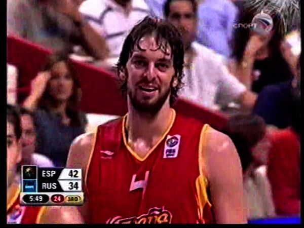 Россия - Испания (финал Евробаскета 2007),3 часть