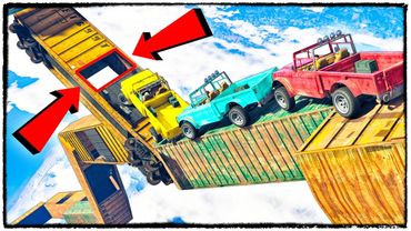 НЕПРОХОДИМАЯ ПОЛОСА ПРЕПЯТСТВИЙ НАД ЛОС САНТОСОМ! ТОЛЬКО ЛАКЕР ПОПАДЕТ В ЭТУ ЩЕЛЬ В GTA 5 ONLINE