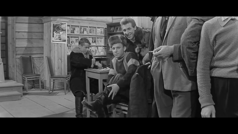 "Девчата" Н.Рыбников и Н.Румянцева. "-Эй повариха...!"