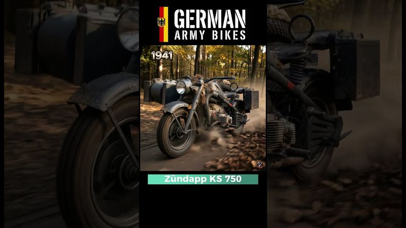 German Army Motorcycles Evolution (1915–2025)