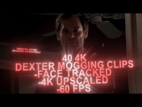 DEXTER MORGAN | SCENE PACK | FACE TRACKED | 4K 60FPS DONWLOAD! | 40CLIPS