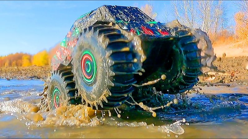 Remote Control MONSTER Truck Sherp – MUD Off Road Adventure!